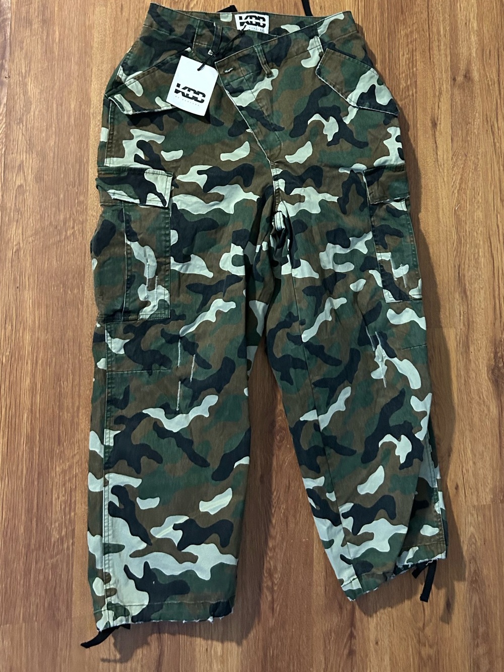 KBB Camouflage Cargo Pants - Green Camo